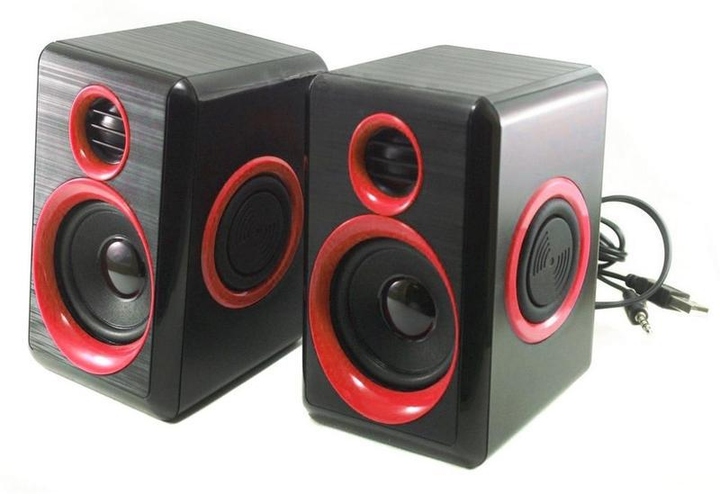Колонки для ПК комп'ютера F&T FT-165 Red - зображення 2