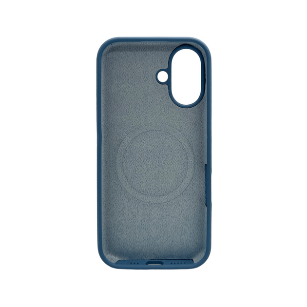 Защитный чехол-накладка Cosmic Silicone Case Magnetic для Apple iPhone 17 Azure (SilMag17-24) - изображение 2