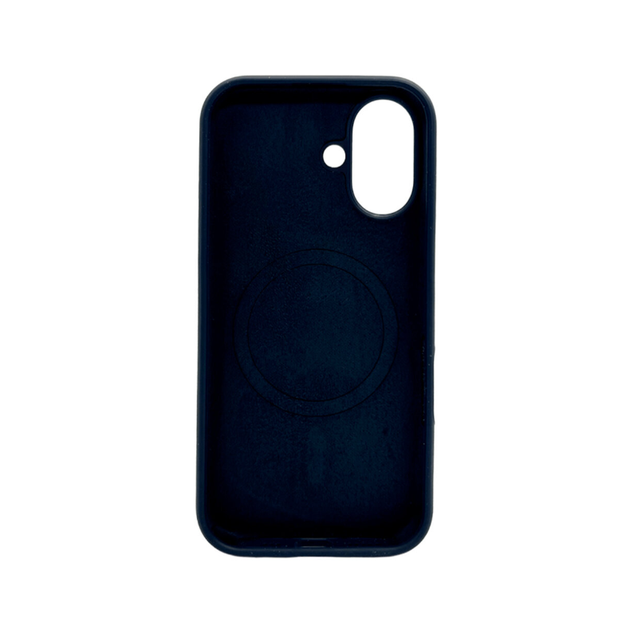 Защитный чехол-накладка Cosmic Silicone Case Magnetic для Apple iPhone 17 Dark Blue (SilMag17-8) - изображение 2