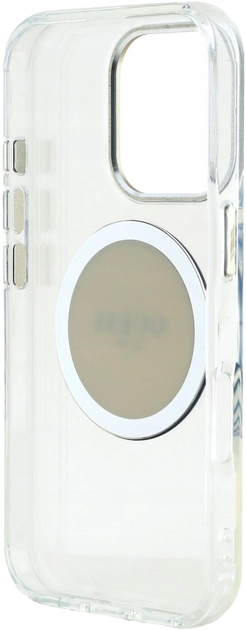 Панель Guess IML Metal Colored Circle Classic Logo MagSafe для Apple iPhone 16 Pro Max Transparent/Gray (3666339428754) - зображення 7