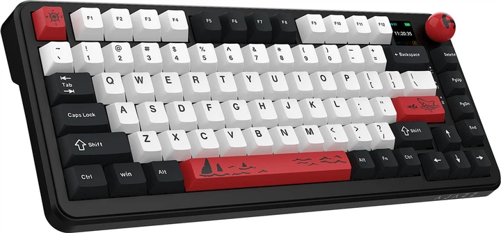 Klawiatura bezprzewodowa Ajazz AK820 MAX PLUS Avocado Switch Wireless/USB Black (AK820MAX PLUS-AS-BG) - obraz 3