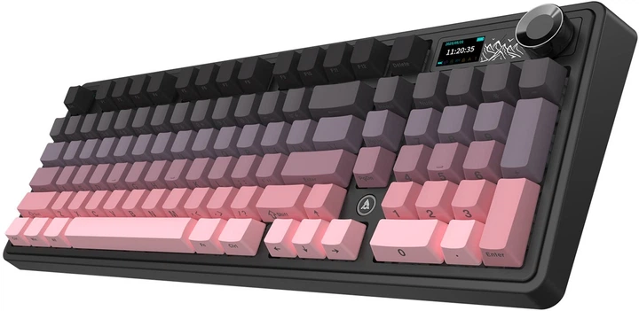 Klawiatura bezprzewodowa Ajazz AK980 Gift Switch V2 Wireless/USB Black-Pink (AK980-V2-G-GP) - obraz 3