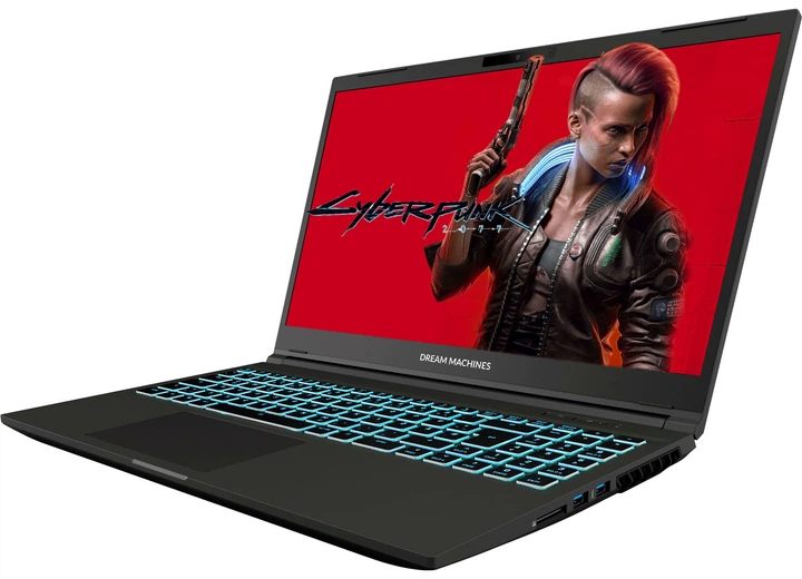 Ноутбук игровой Dream Machines RG3050-15 15.6 FHD Intel Core i7 32 ГБ DOS Черный (RG3050-15UA77) - Фото 3 Ноутбук игровой Dream Machines RG3050-15 15.6 FHD Intel Core i7 32 ГБ DOS Черный (RG3050-15UA77) - изображение 3