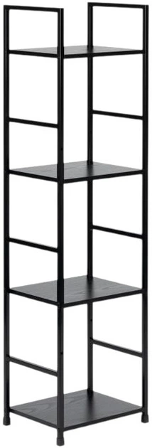 Regał ModernHome by Multistore drewniany 4 półki loft czarny (CWJ3024112L BLACK) (955555912423231) - Outlet - obraz 1