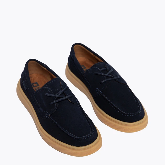 Чоловічі топсайдери Big Star NN174196 45 Темно-сині (5900714730376) (955555906416134) - Уцінка - зображення 3