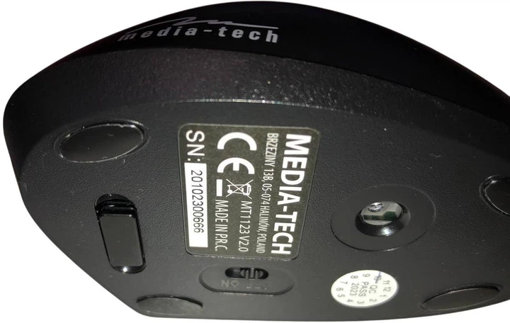 Миша Media-Tech Vertic RF MT1123 Wireless Black (5906453111230) (955555908313529) - Уцінка - зображення 3