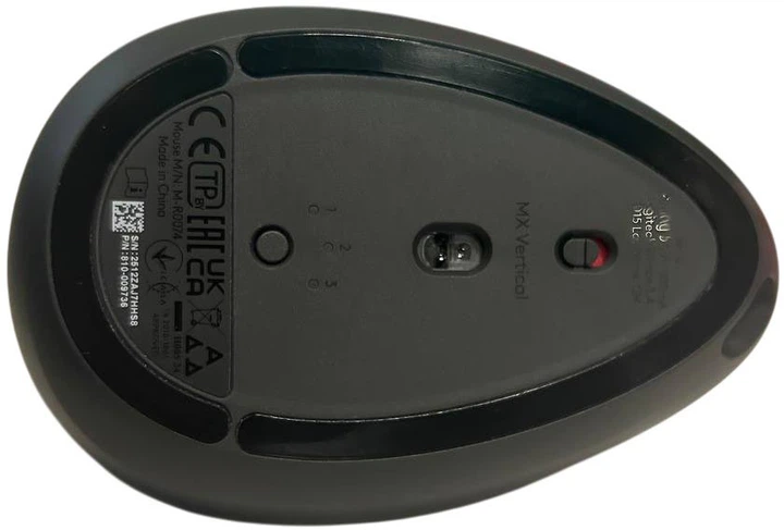 Миша Logitech Ergo MX Vertical Graphite (910-005448) (2512ZAJ7HHS9) - Уцінка - зображення 2