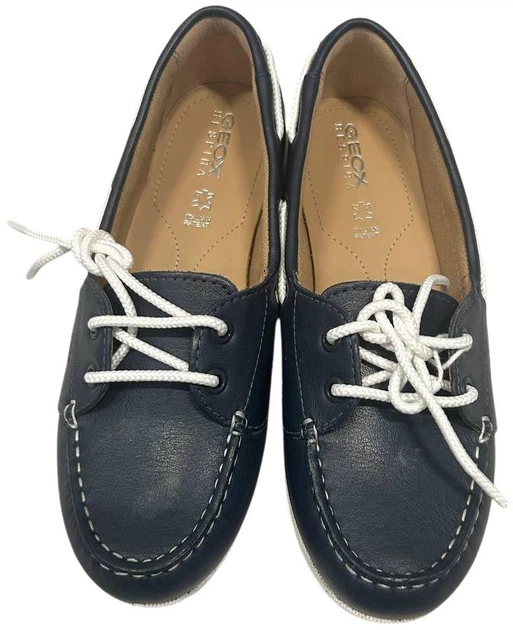 Жіночі мокасини зі шкіри Geox D25DNA00085 35 (2.5UK) 22.7 см Сині (8050036471505) (955555912804406) - Уцінка - зображення 2