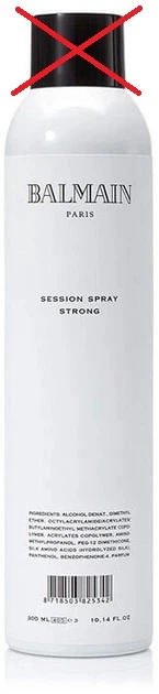 Лак для волосся Balmain Session Spray Сильна фіксація 300 мл (8718503824222) (955555913591929) - Уцінка - зображення 2