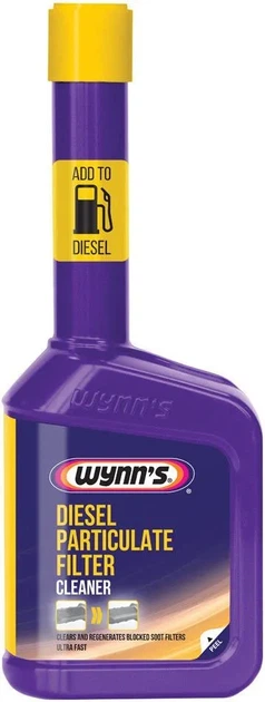 Dodatek do paliwa diesla Wynn's do czyszczenia filtra cząstek stałych 325 ml WYN28263 (5411693282638) - obraz 1