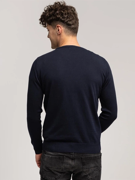 Sweter męski bawełniany Lee Cooper Andy-Organic M Granatowy (5905991746409) - obraz 3