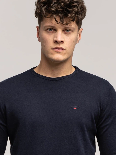Sweter męski bawełniany Lee Cooper Andy-Organic L Granatowy (5905991746416) - obraz 2