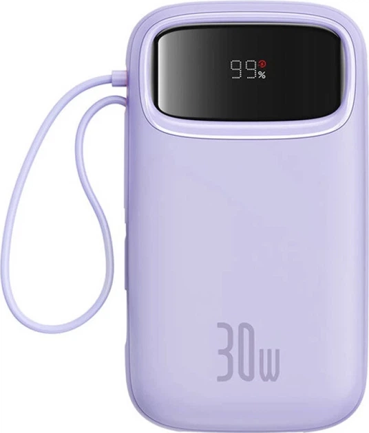 УМБ Baseus Qpow 2 20000 мАг 30 Вт Purple (P10055009513-00) - зображення 1