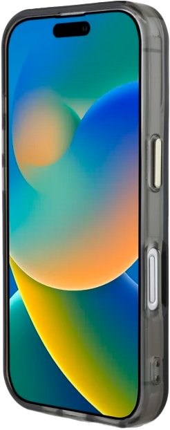 Etui Guess IML Metal Mountain Logo MagSafe do Apple iPhone 16 Black (3666339433666) - obraz 5