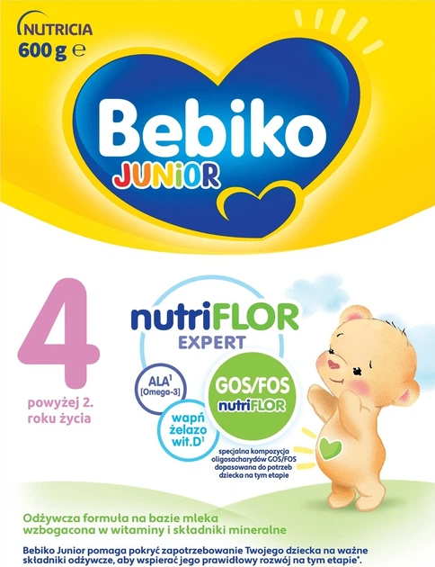 Mleko w proszku Nutricia Bebiko Junior NutriFlor Expert 4 600 g (5900852921377) - obraz 1