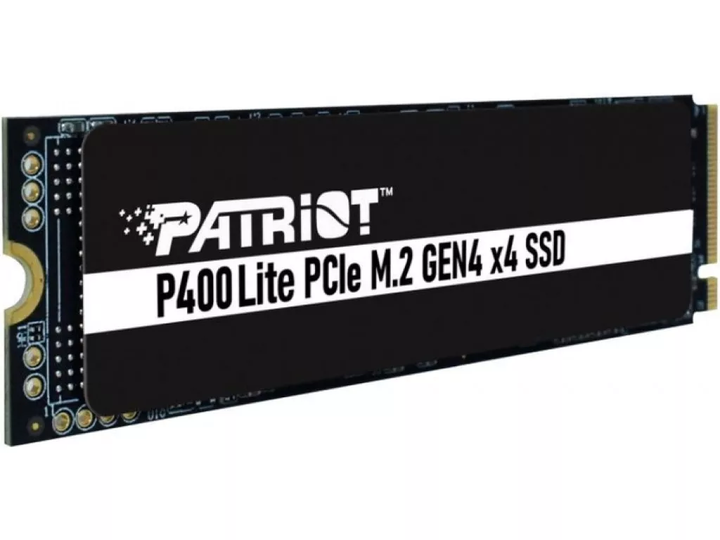 Накопичувач SSD M. 2 Patriot P400 Lite 250GB NVMe 1. 4 2280 Gen 4x4, 2700/3500 3D TLC - изображение 3