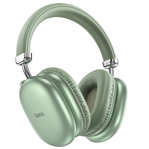 Бездротові накладні навушники HOCO W35 Max Joy BT headphones Green - Фото 1 Бездротові накладні навушники HOCO W35 Max Joy BT headphones Green - зображення 1