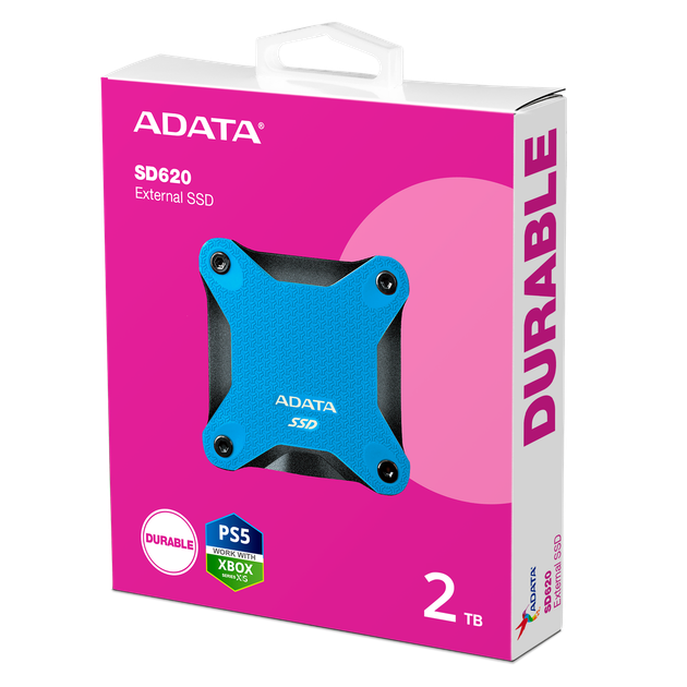 SSD накопитель портативный внешний диск ADATA SD620 512 GB USB3.2 SD620-512GCBL - Фото 4 SSD накопитель портативный внешний диск ADATA SD620 512 GB USB3.2 SD620-512GCBL - изображение 4