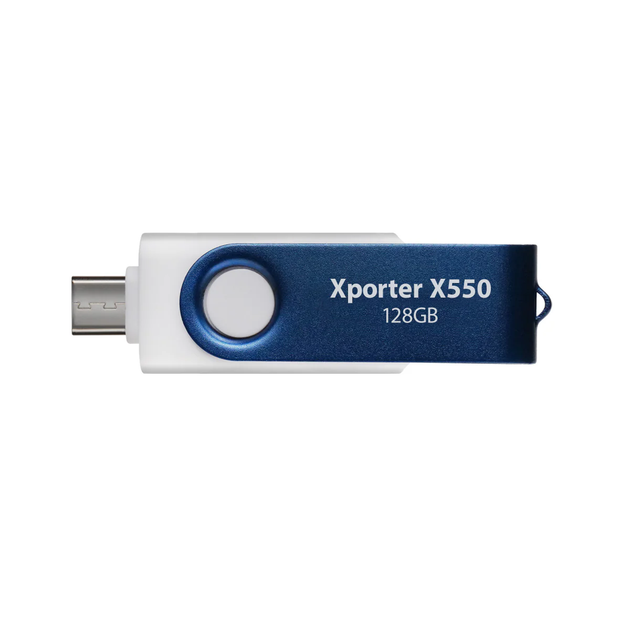 Флеш-накопичувач Patriot USB 3.2 Gen 1 Xporter X550 128GB Type-A+C - Фото 2 Флеш-накопичувач Patriot USB 3.2 Gen 1 Xporter X550 128GB Type-A+C - изображение 2