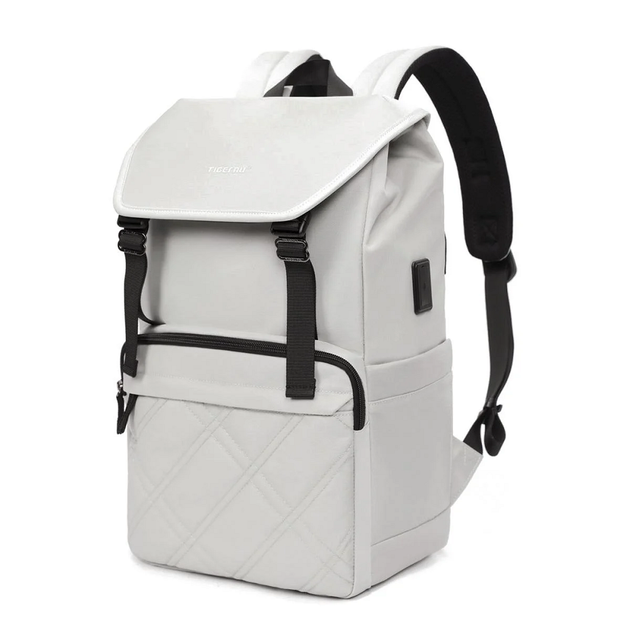Рюкзак Tigernu T-B9381 15.6" Light Grey - Фото 1 Рюкзак Tigernu T-B9381 15.6" Light Grey - зображення 1
