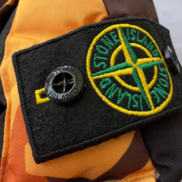 Жилетка Stone Island жіноча весняна осіння безрукавка Стон Айленд різнокольорова, розмір XL - Фото 9 Жилетка Stone Island жіноча весняна осіння безрукавка Стон Айленд різнокольорова, розмір XL - изображение 9