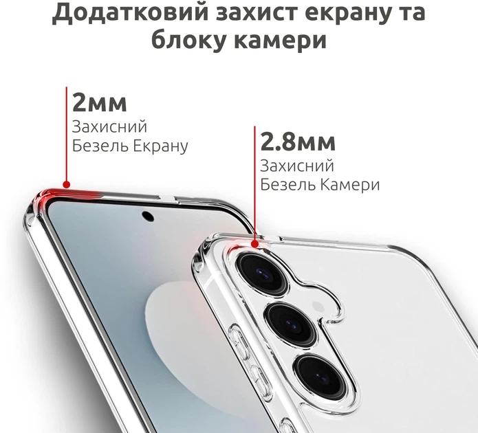 Чехол для смартфона Intaleo Clear MagSafe для Samsung Galaxy S25 Transparent (1283126616181) - изображение 3