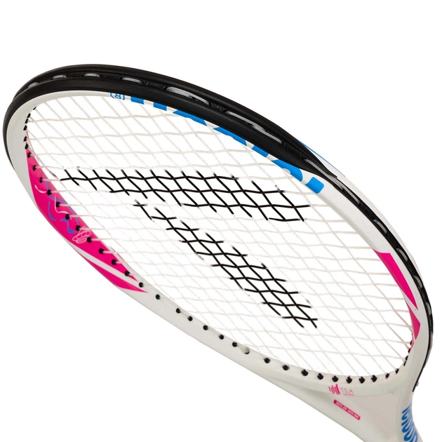 Ракетка для великого тенісу дитяча 23" на 6-8 років Teloon Infinity 3511-23 з чохлом White-Blue-Pink - Фото 6 Ракетка для великого тенісу дитяча 23" на 6-8 років Teloon Infinity 3511-23 з чохлом White-Blue-Pink - зображення 6