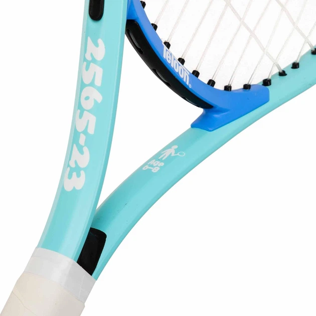 Ракетка для великого тенісу дитяча 23" на 6-8 років Teloon 2565-23 з чохлом Mint-Blue - Фото 6 Ракетка для великого тенісу дитяча 23" на 6-8 років Teloon 2565-23 з чохлом Mint-Blue - зображення 6