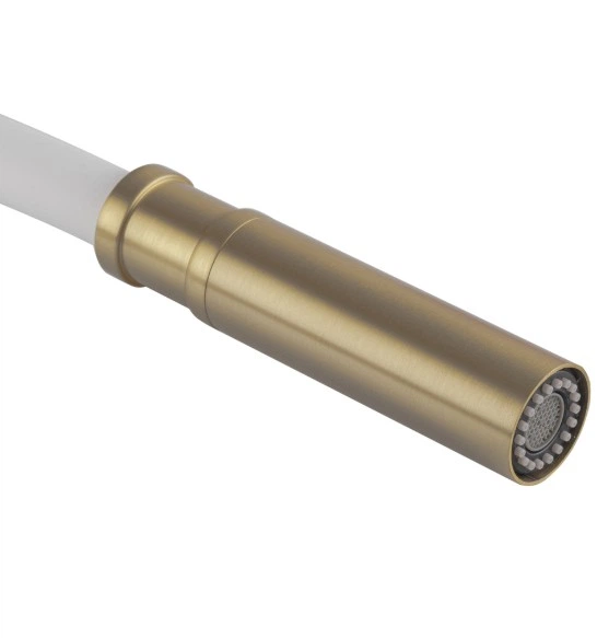 Смеситель для кухни золото Koer KI-70026-12 с гибким изливом KR5212 - изображение 5