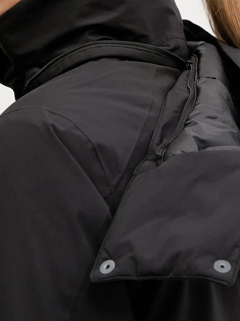 Парка зимняя женская Jack Wolfskin Frost Haven Coat W A65090-6000 M Черная (4064886515160) - изображение 7
