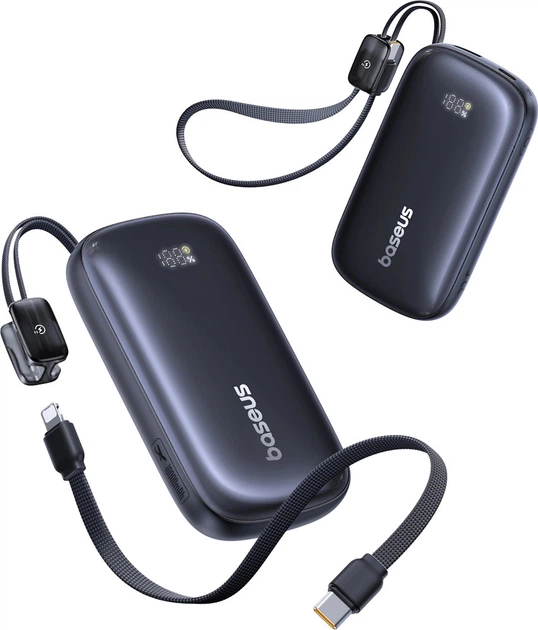 Powerbank Baseus EnerFill FC21 Qpow 3 Ultra 20000 mAh 22.5W Black (E0027M00) - obraz 2