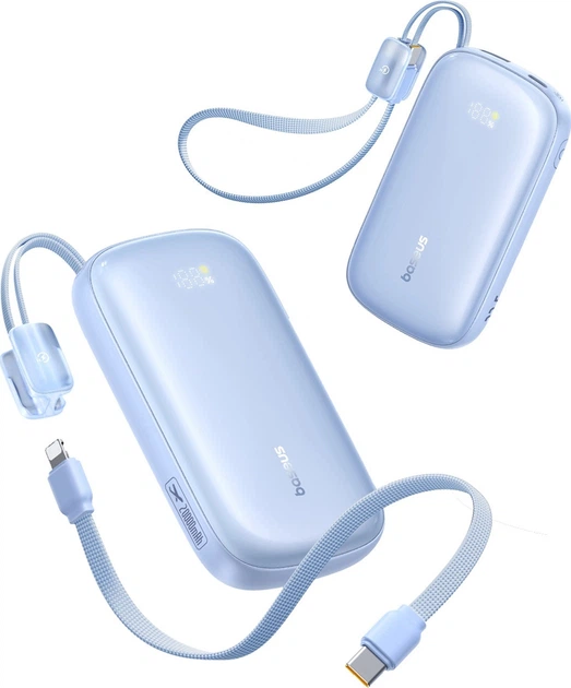 Powerbank Baseus EnerFill FC21 Qpow 3 Ultra 20000 mAh 22.5W Blue (E0027M03) - obraz 2