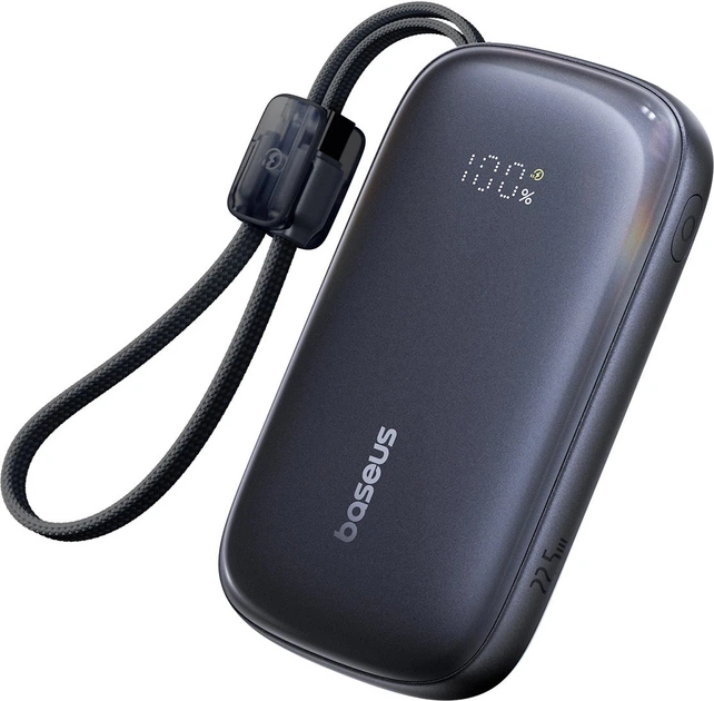 Powerbank Baseus EnerFill FC21 Qpow 3 Ultra 20000 mAh 45W Black (E0027P00) - obraz 1