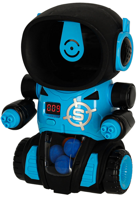 Ігровий набір YG Sport Power Gun Popper Cтрільба по мішенях 2в1 Синій робот (5903039752610) - зображення 3