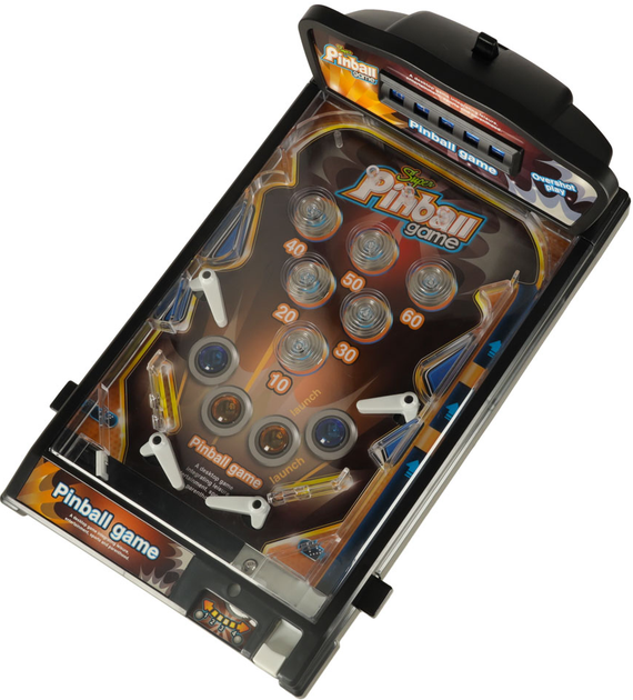 Настільна гра Ikonka  Пінбол фліпер зі світлом і музикою (5903039752764) - зображення 4