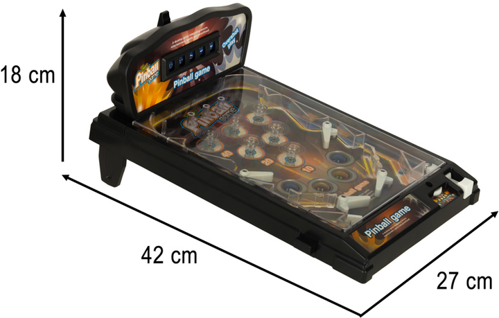 Настільна гра Ikonka  Пінбол фліпер зі світлом і музикою (5903039752764) - зображення 6