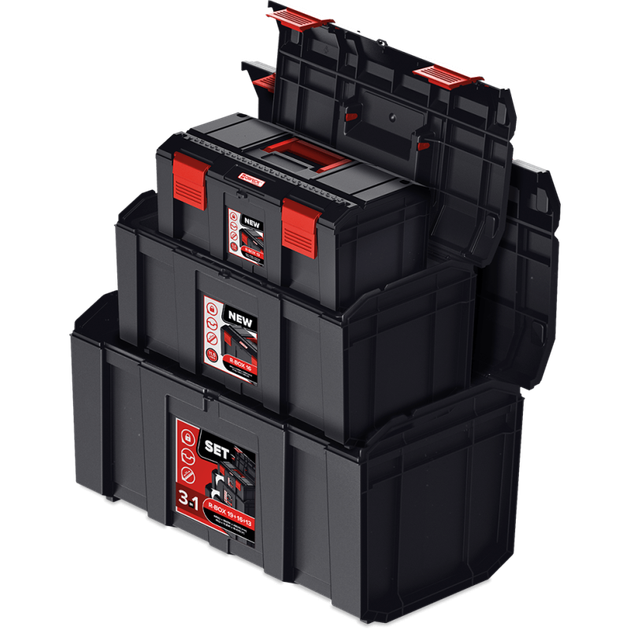 Ящик для инструментов QBRICK REGULAR R-BOX 16 (SKRQRBOX16CZAPG003) - Фото 4 Ящик для инструментов QBRICK REGULAR R-BOX 16 (SKRQRBOX16CZAPG003) - изображение 4