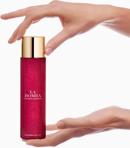 Olejek do ciała Carolina Herrera La Bomba Shimmering 150 ml (8411061111369) - obraz 3