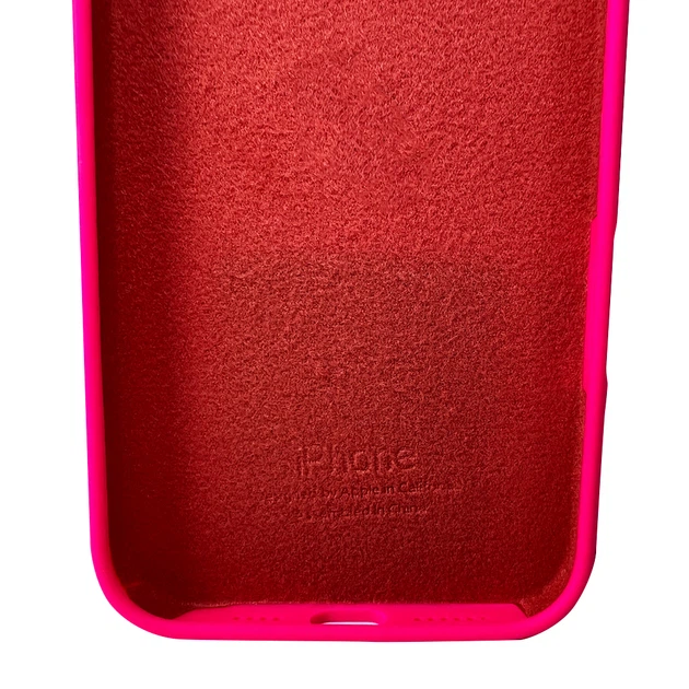 Чохол Premium для смартфона Silicone Full Case AA Camera Protect for Apple iPhone 16 Pro Max 23,Shiny Pink (FullAAi16PM-23) - зображення 4