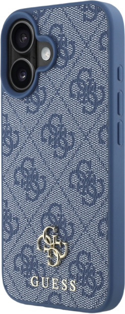 Панель Guess HC PU 4G Small Classic для Apple iPhone 16 Blue (3666339364366) - зображення 2