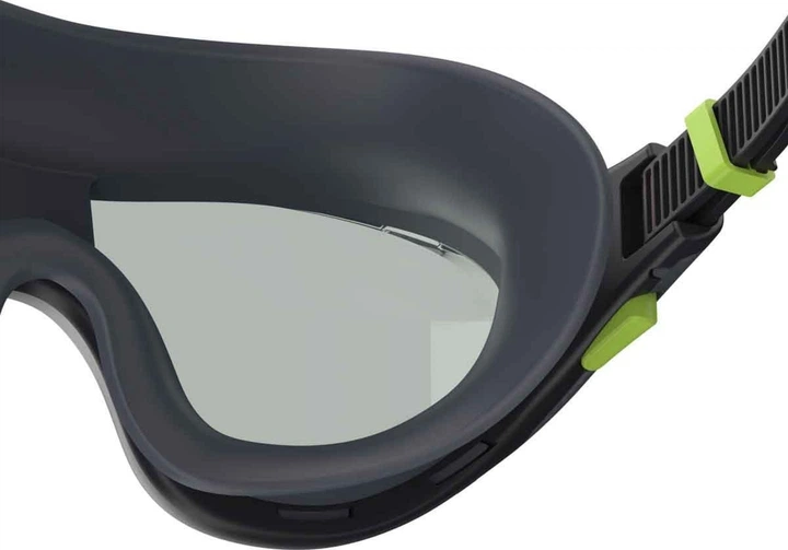 Очки для плавания Speedo Biofuse 2.0 Mask 8-00491710209 Черно-серые (5059937867298) - изображение 4