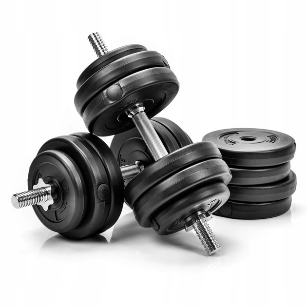 Гантели композитные наборные Infinito 2×25 кг Steel Edition (стальной гриф, набор 50 кг) - изображение 3