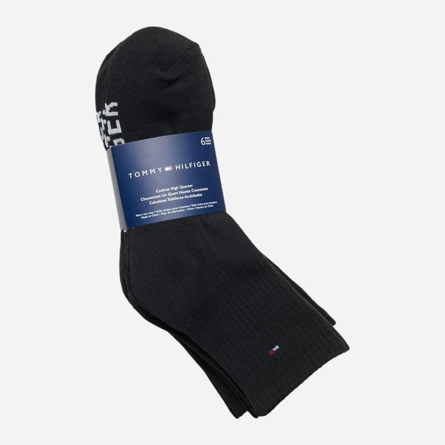 Набор мужских носков высоких теплых Tommy Hilfiger 635629605 One Size 6 пар Черный (1159848237) - Фото 4 Набор мужских носков высоких теплых Tommy Hilfiger 635629605 One Size 6 пар Черный (1159848237) - изображение 4