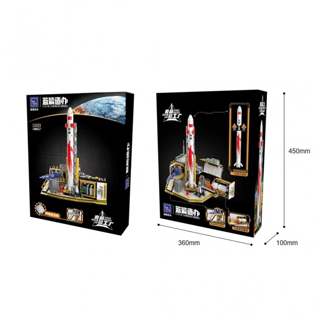 Конструктор Pantasy Joyside Series LANDSPACE - Лаборатория космической ракеты мечты без фигурок (11023) (7711) - Фото 4 Конструктор Pantasy Joyside Series LANDSPACE - Лаборатория космической ракеты мечты без фигурок (11023) (7711) - изображение 4