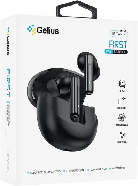Навушники Gelius First GP-TWS038 Black - зображення 4