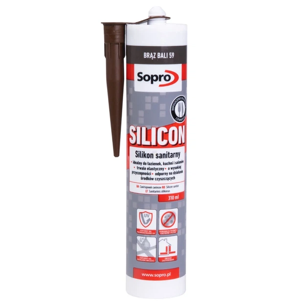 Силикон Sopro Silicon BRAZ BALI №59 (коричневый бали) 310 мл - изображение 2
