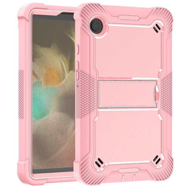 Противоударный чехол с подставкой Shockprof Capsule для Samsung Galaxy Tab A9 8.7" SM-X110 SM-X115 SM-X117 Розовый - Фото 2 Противоударный чехол с подставкой Shockprof Capsule для Samsung Galaxy Tab A9 8.7" SM-X110 SM-X115 SM-X117 Розовый - изображение 2