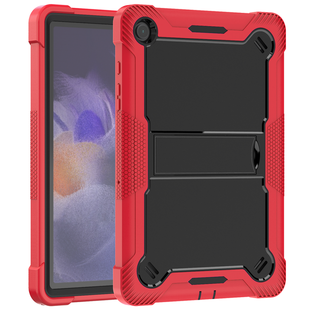 Противоударный чехол с подставкой Shockprof Capsule для Samsung Galaxy Tab A9+ / A9 Plus 11" SM-X210 SM-X216 Красный - Фото 3 Противоударный чехол с подставкой Shockprof Capsule для Samsung Galaxy Tab A9+ / A9 Plus 11" SM-X210 SM-X216 Красный - изображение 3