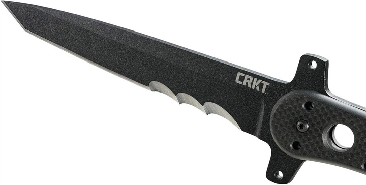 Нож с фиксированым клинком CRKT M16-FX Tanto Veff Fixed Blade ,тактический танто с серейторной заточкой и ножнами (CR13FX) - изображение 7