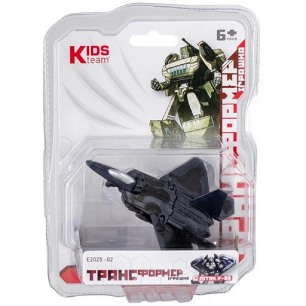 Игрушка трансформер Kids Team E2025-02 Самолет F-22 (E2025-02-RT) - Фото 5 Игрушка трансформер Kids Team E2025-02 Самолет F-22 (E2025-02-RT) - изображение 5